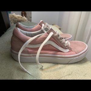 Pink old skool vans